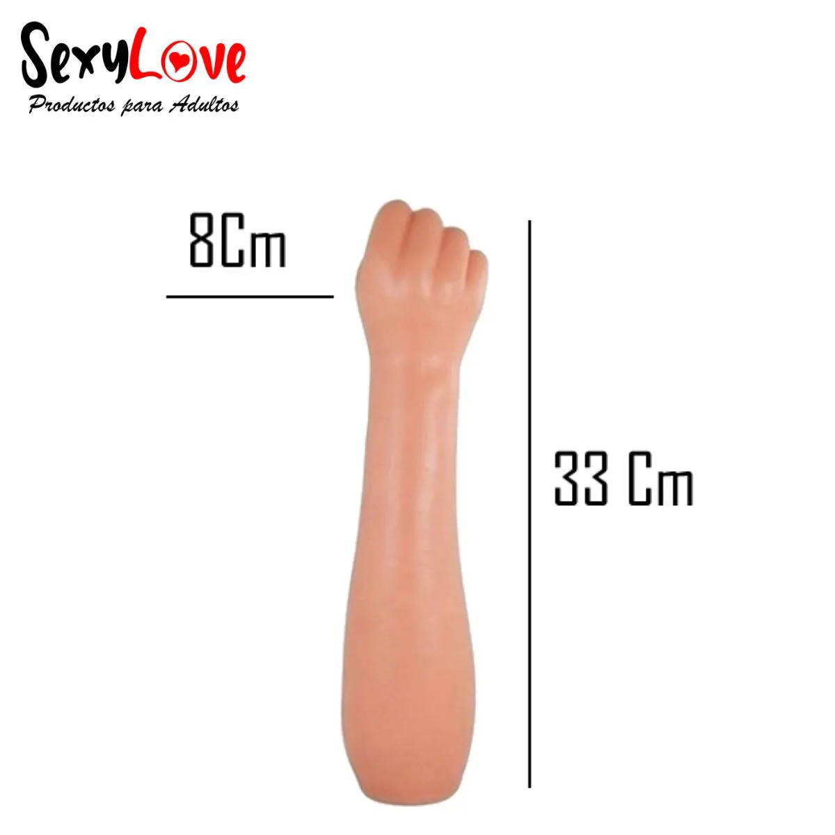 Consolador Puño Silicona Gigante Fisting - Imagen 2